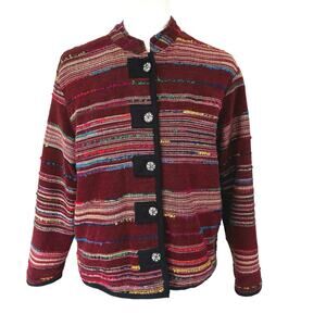VINTAGE White Stag Tapestry Jacket Brown Red Yellow Blue Size‎ Medium 8 / 10